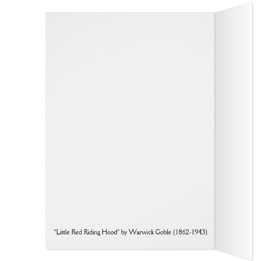 Vintag - Rotkäppchen, (Innen (Links))