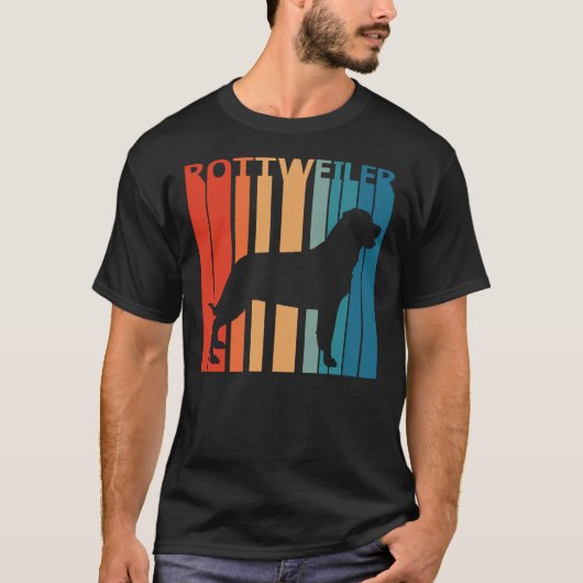 Vintag Rottweiler Eigentümer T-Shirt (Vorderseite)