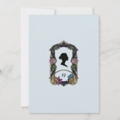 Vintag Royal Bridgerton Bridal Dusche Einladung (Rückseite)