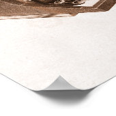 Vintag Royal Portable Schreibmaschine Ad von 1949 Poster (Ecke)