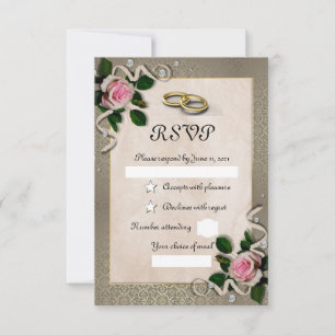 Vintag RSVP Karte