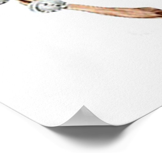 Vintag Rudolph Poster (Ecke)