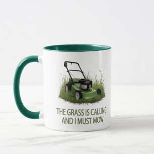 Vintag ruft das Gras, und ich muss flink mähen Tasse