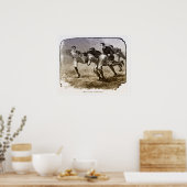 Vintag Rugby - Archivdruck Poster (Küche)