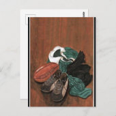 Vintag Rugby Postkarte (Vorne/Hinten)