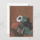 Vintag Rugby Postkarte (Vorne/Hinten)