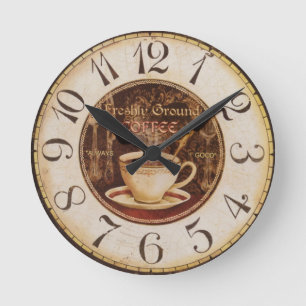 Vintag Runde Wanduhr