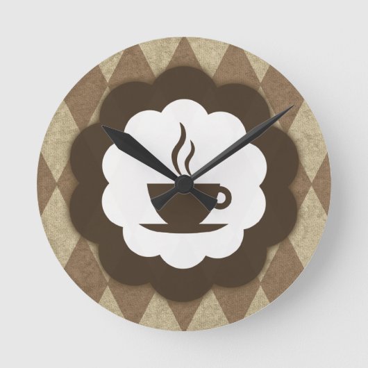 Vintag Runde Wanduhr (Vorderseite)