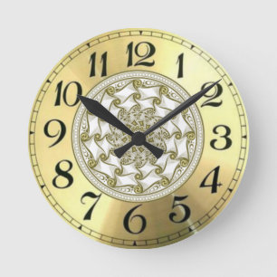 Vintag Runde Wanduhr