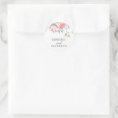 Vintag Runder Aufkleber (Tasche)