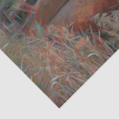 Vintag Rustikal Braun Rosa Auto Alte Kunst Seidenpapier (Ausschnitt)