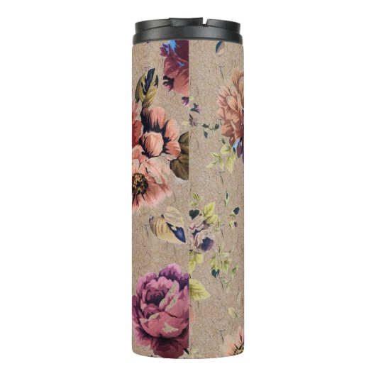 Vintag Rustikal Personalisiert Thermosbecher (Rückseite)