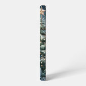 Vintag/rustikal/Schneemann/Weihnachten Samsung Galaxy Hülle (Linke Seite)