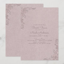 Vintag Rustikale Elegante Rose Corner Brautparty