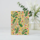 Vintag Rustikale Grüne Heilige Berry Weihnachten (Stehend Vorderseite)