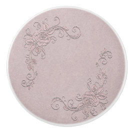 Vintag Rustikaler Glamour Elegante Rose Shabby Chi Keramikknauf