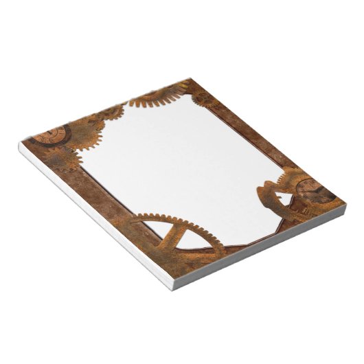 Vintag Rustikaler Steampunk Notizblock (angewinkelt)