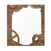 Vintag Rustikaler Steampunk Notizblock (Vorderseite)
