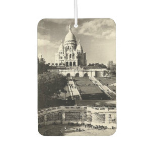 Vintag Sacré-Coeur de Montmartre in Paris Foto Autolufterfrischer