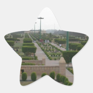 Vintag Safari Hakuna Matata Park.jpg Stern-Aufkleber