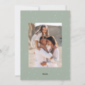 Vintag Sage Green Bow Frohe Weihnachten 2 Foto (Rückseite)