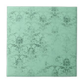 Vintag-Sage-Grünmuster Fliese (Vorderseite)