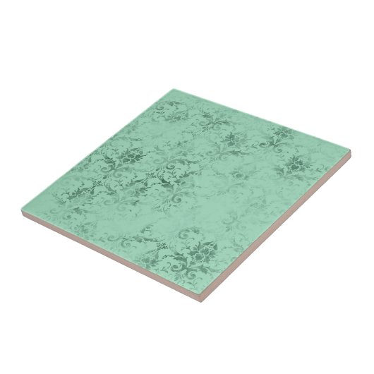 Vintag-Sage-Grünmuster Fliese (Seite)