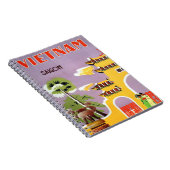 Vintag Saigon Vietnam Travel Notizblock (Rechte Seite)