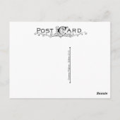 Vintag Sailboat Postcard Postkarte (Rückseite)