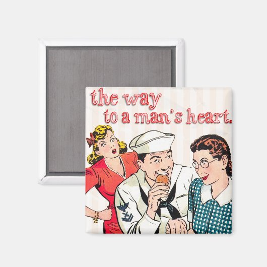 Vintag Sailor Magnet (Vorderseite/Rückseite)