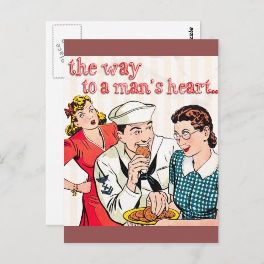 Vintag Sailor Postkarte (Vorne/Hinten)