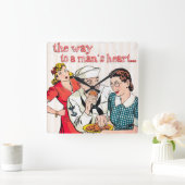 Vintag Sailor Quadratische Wanduhr (Zuhause)