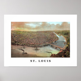 Vintag Saint Louis Missouri Poster