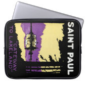 Vintag Saint Paul, Minnesota Laptopschutzhülle (Vorderseite)