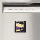 Vintag Saint Paul, Minnesota Magnet (In Situ (Geschirrspüler))