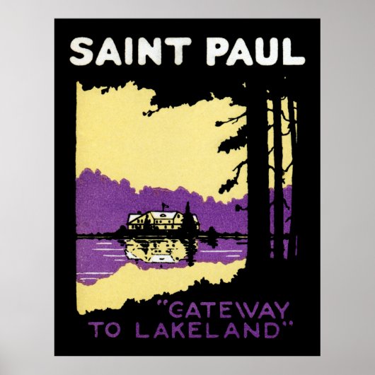 Vintag Saint Paul, Minnesota Poster (Vorne)