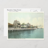 Vintag Sainte Claire Flats Detroit Michigan Postkarte (Vorne/Hinten)