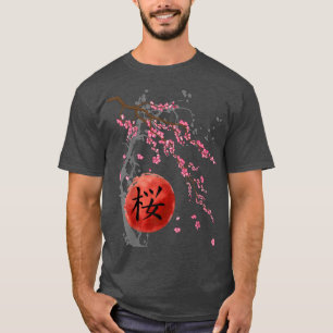 Vintag Sakura Cherry Blossom Japanischer Frühling T-Shirt