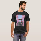 Vintag Sakura Cherry Blossom T-Shirt (Vorne ganz)