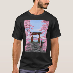 Vintag Sakura Cherry Blossom T-Shirt