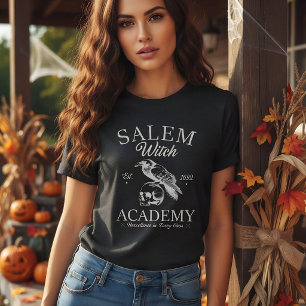 Vintag Salem Hexenakademie Halloween Tri-Blend Shirt