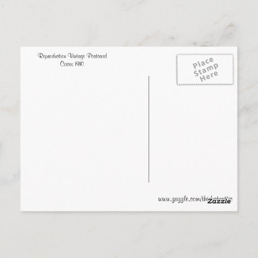 Vintag Salem Ohio Postkarte (Rückseite)