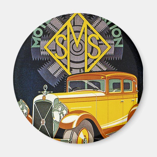 Vintag Salmson Automobile Ad Magnet (Vorne)