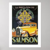 Vintag Salmson Automobile Ad Poster (Vorne)