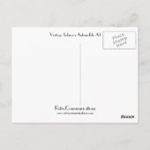 Vintag Salmson Automobile Ad Postkarte (Rückseite)
