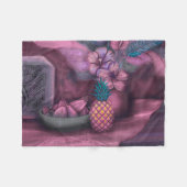 Vintag Samoan - Hawaiianische Still Life Fine Art Fleecedecke (Vorderseite (Horizontal))