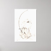 Vintag Samurai Archer Leinwanddruck (Vorderseite)