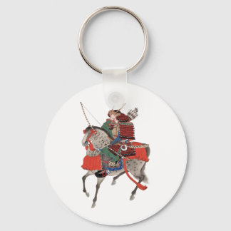 Vintag Samurai auf Horseback, c. 1878 Schlüsselanhänger