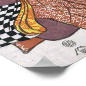 Vintag Samurai Poster (Ecke)