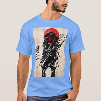 Vintag Samurai Warrior Bushido Code Japanischer Sc T-Shirt